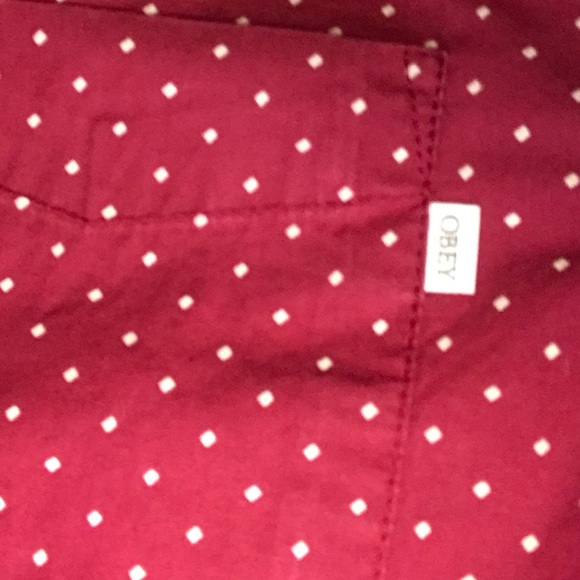 Vintage obey propaganda button up tee - Picture 3 of 4